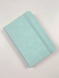 Compact A7 Mini Journal with Elastic Band – Light Mint 📗
