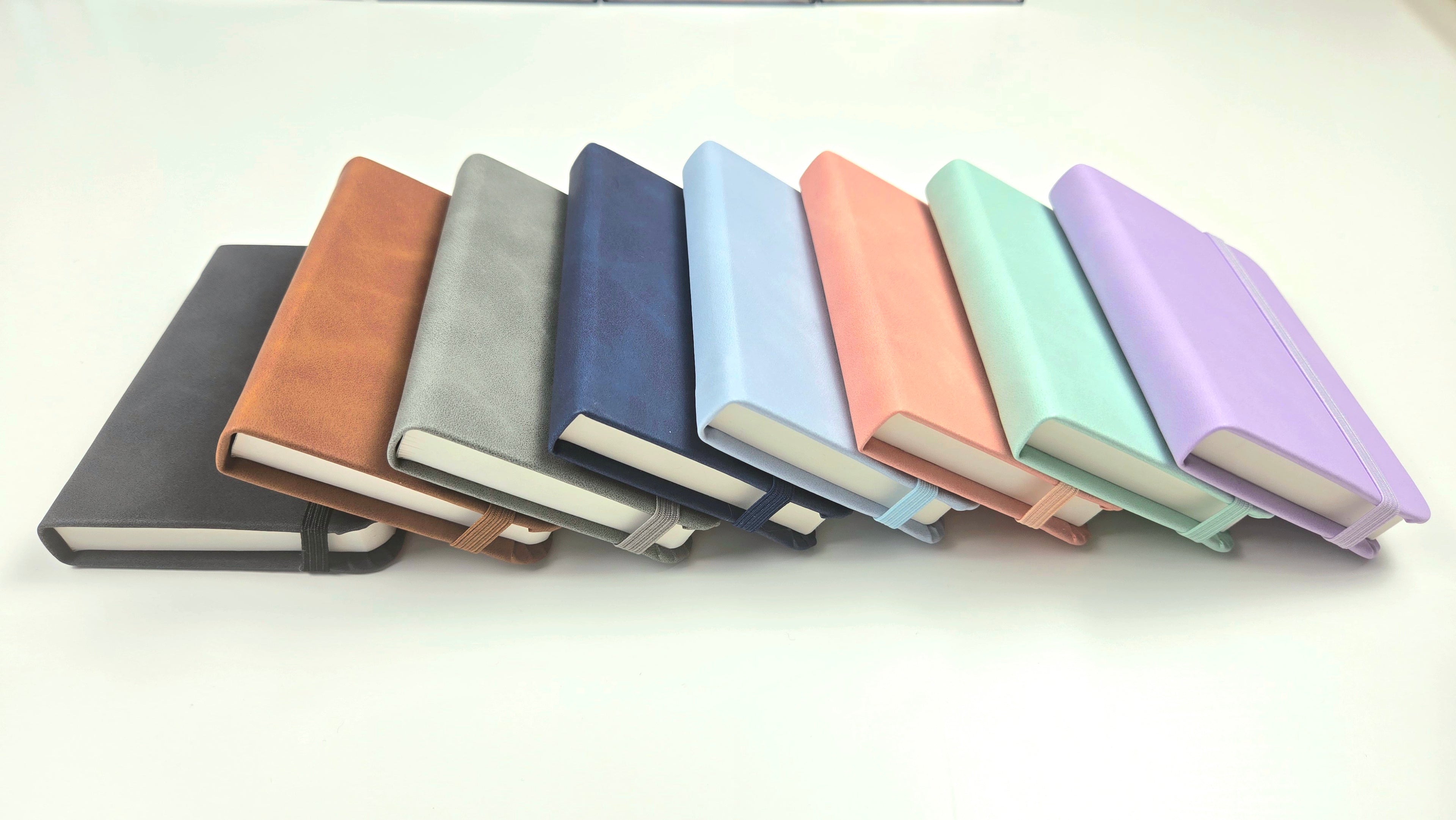Compact A7 Mini Journal with Elastic Band – Dusty Rose 📕