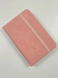 Compact A7 Mini Journal with Elastic Band – Dusty Rose 📕
